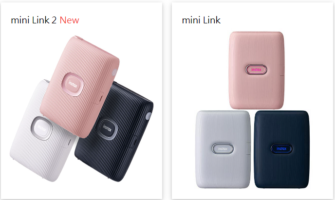  instax mini link 2 & mini link