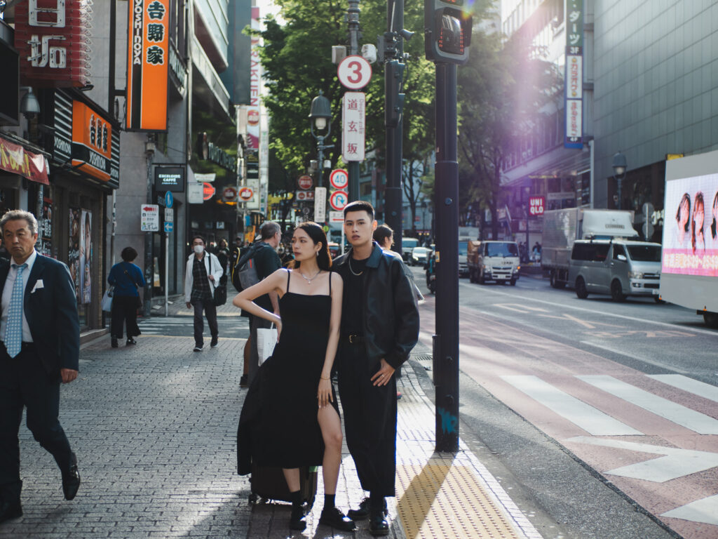 東京自助輕婚紗 澀谷街頭